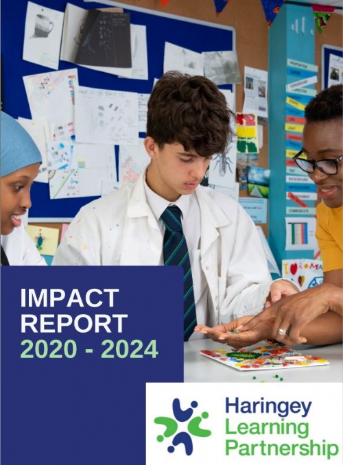 HaringeyLP's tweet card. HLP Impact Report 2020 to 2024