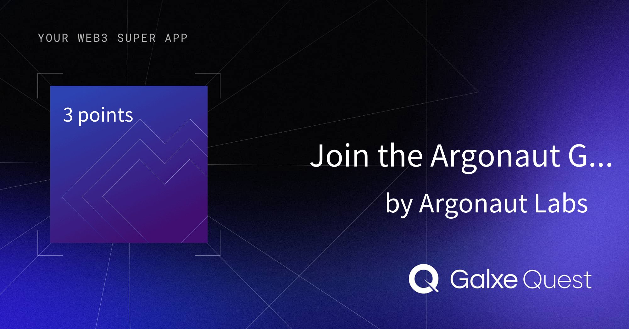 mikemakesmagic's tweet card. Join Join the Argonaut G Staking Odyssey on Galxe. Earn loyalty points by contributing to Argonaut Labs and enhance your web3 presence and reputation.