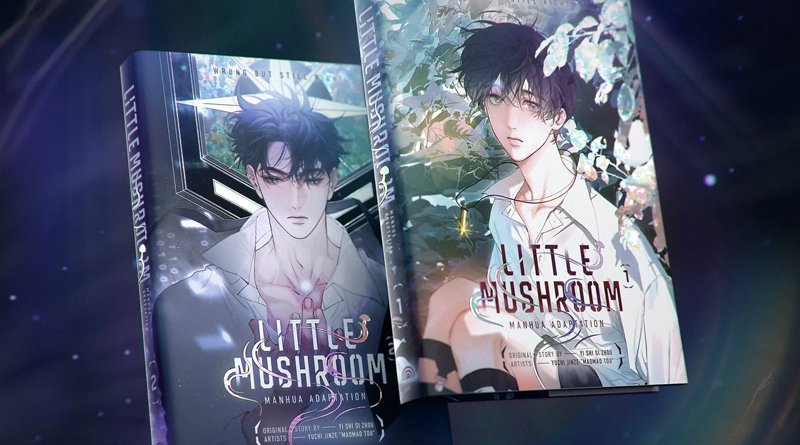 danmeinews's tweet card. Aloha Comics announced their license for the manhua adaptation of Little Mushroom, a danmei series by Yi Shi Si Zhou.