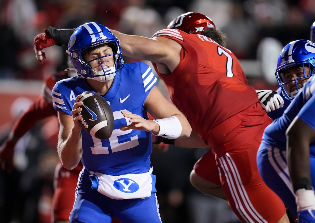 GordonMonson's tweet card. The Utes and Cougars have very different quarterback situations this football season. But both programs still have big questions to answer.
