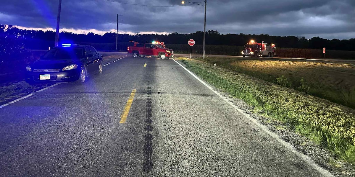 publicrailnow's tweet card. Multiple roads were blocked in Illinois after a trail derailment spilled hazardous materials.