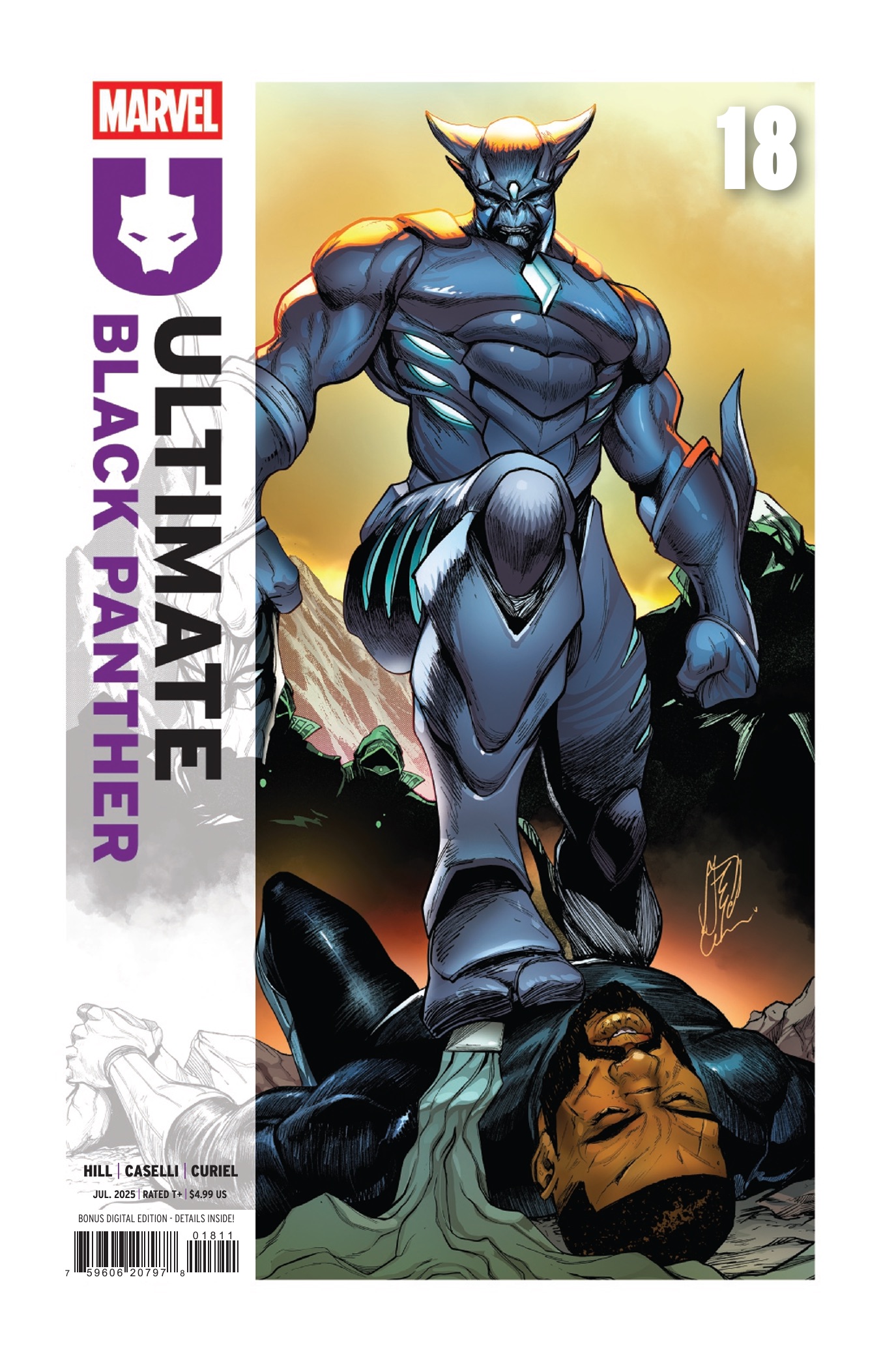 dispatchcomics's tweet card. Ultimate Black Panther #18 Preview - The Comic Book Dispatch -