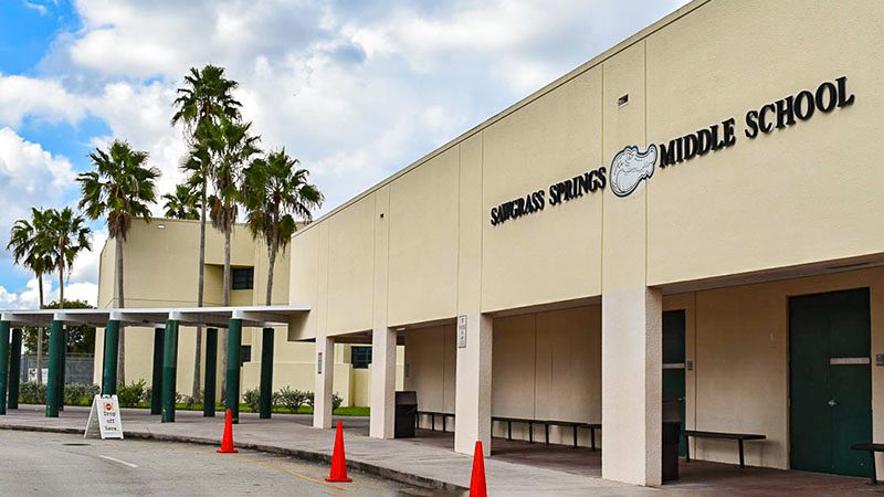 Coralspringsfla's tweet card. Incoming Sawgrass Springs Middle School sixth-graders and their families are invited to an orientation event designed to prepare students for the upcoming school year. 