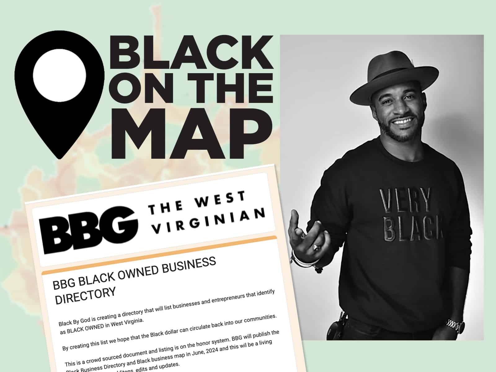 BlackByGodWV's tweet card. Please share information about your Black-owned business or any Black-owned businesses in your town.