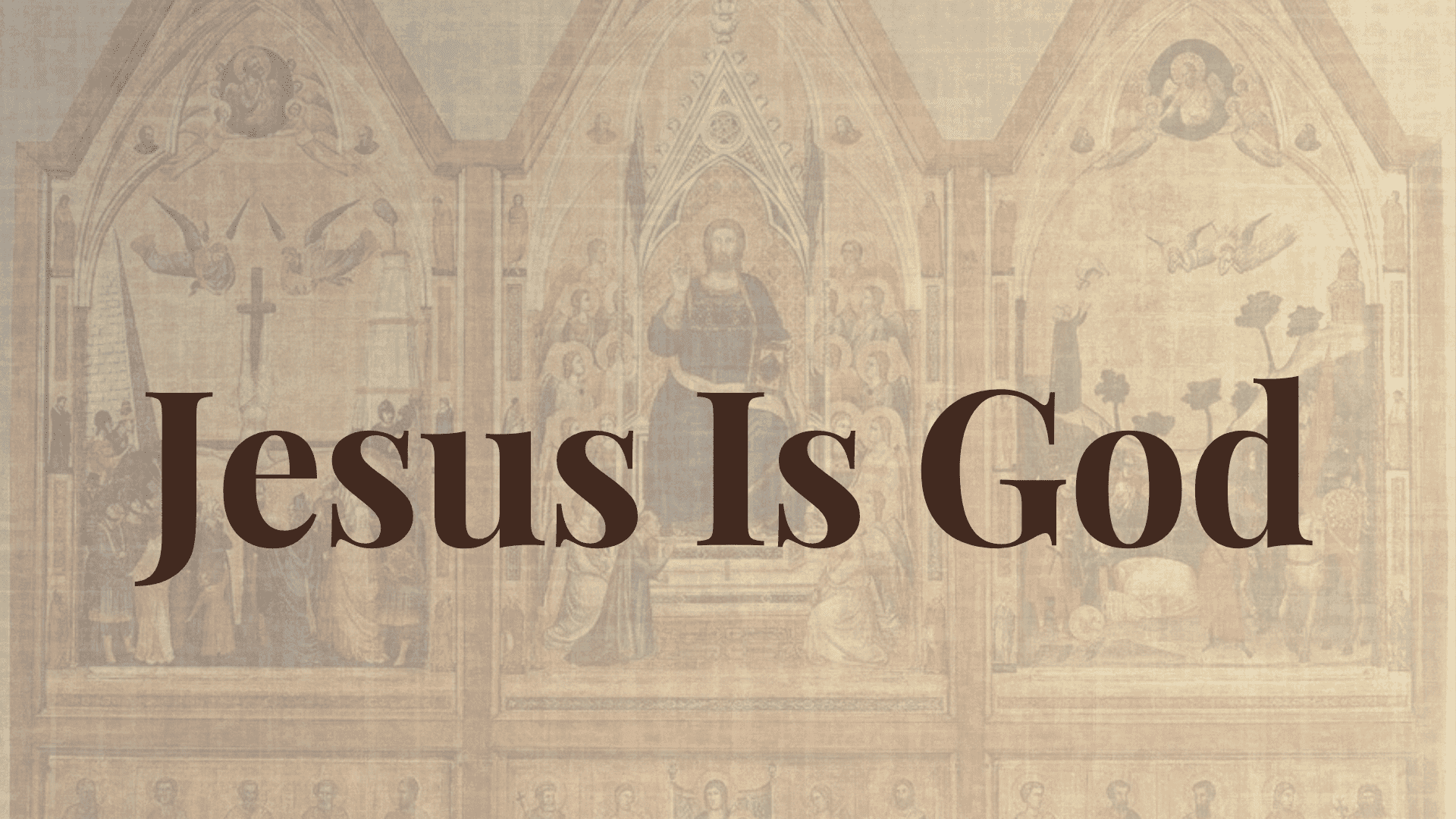 EdKomoszewski's tweet card. God Has Spoken in a Son - Reformation Church