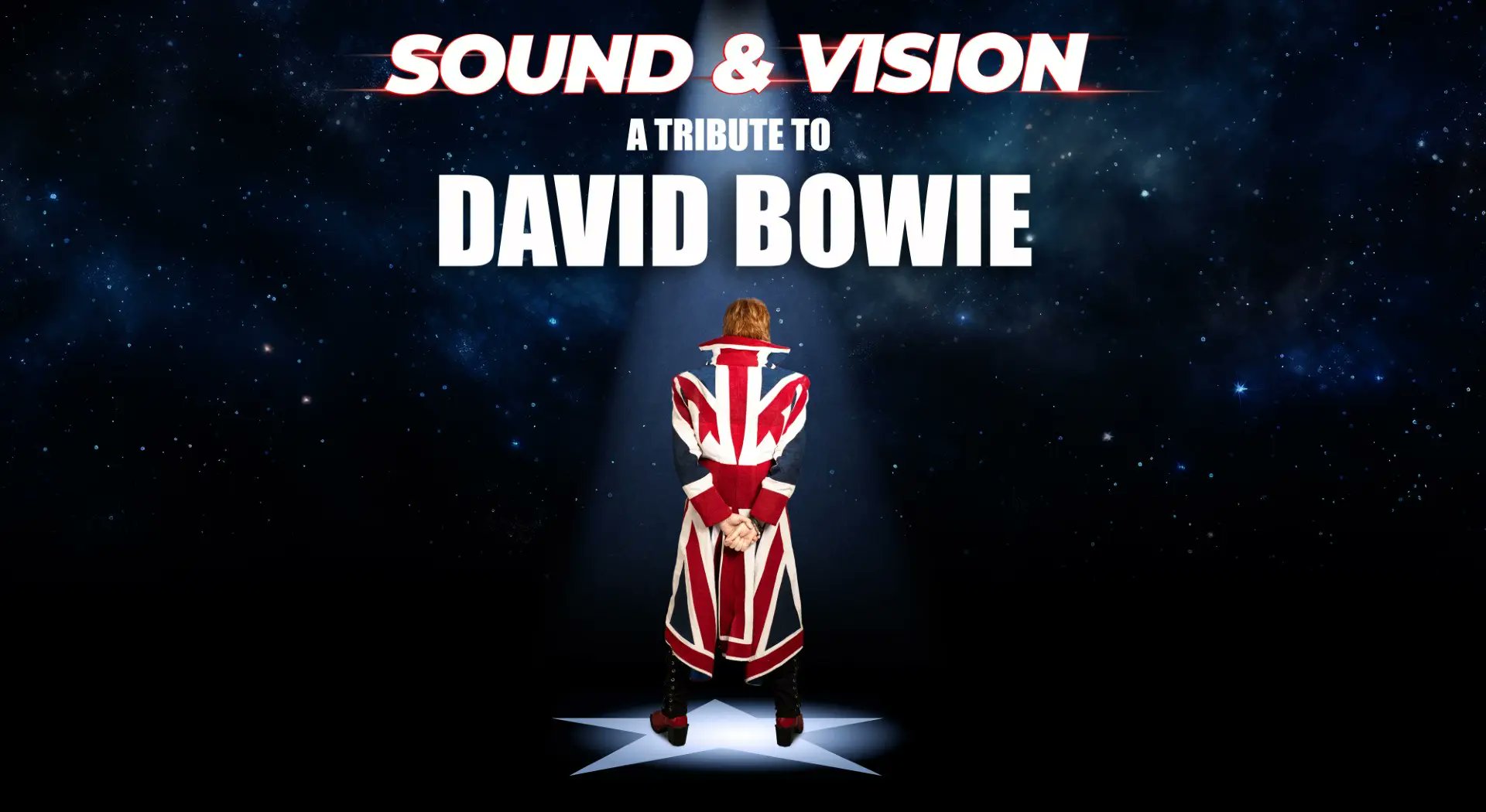 HaverhillArts's tweet card. Get ready for an unforgettable night of David Bowie's greatest hits and be transported to a world of pure magic with: Sound & Vision.