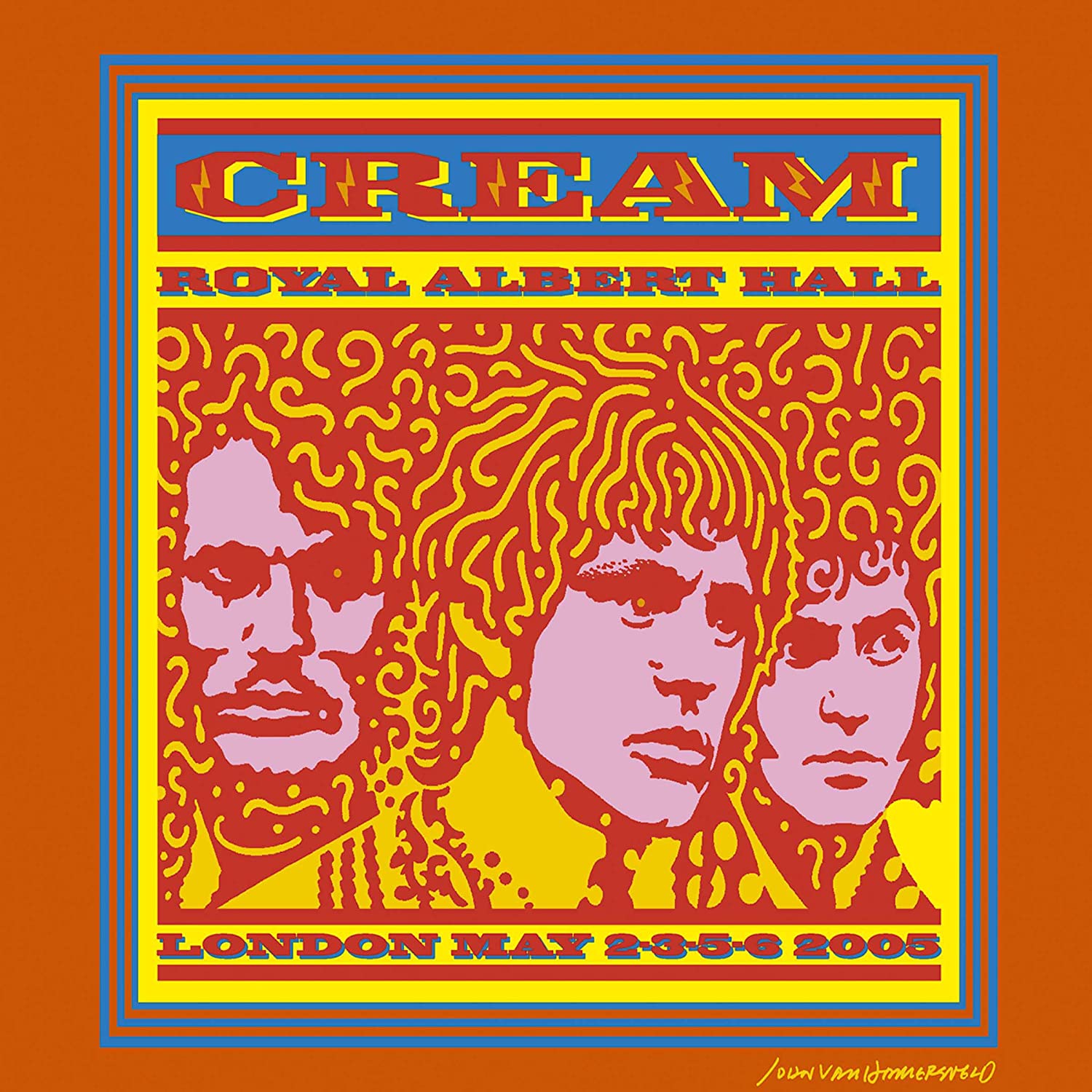 GingerBDrums's tweet card. Royal Albert Hall London May 2-3-5-6, 2005 is a live album by the British rock band Cream, recorded at the Royal Albert Hall in 2005 during the band’s reunion tour. As the title implies, the record...