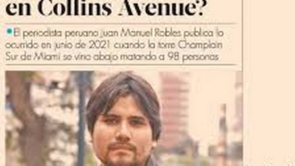 elnuevoherald's tweet card. Descubra las inquietantes historias del colapso de la Torre Sur de Champlain en 2021 en Surfside, Miami, y las vidas que impactó en esta conmovedora narrativa de pérdida.