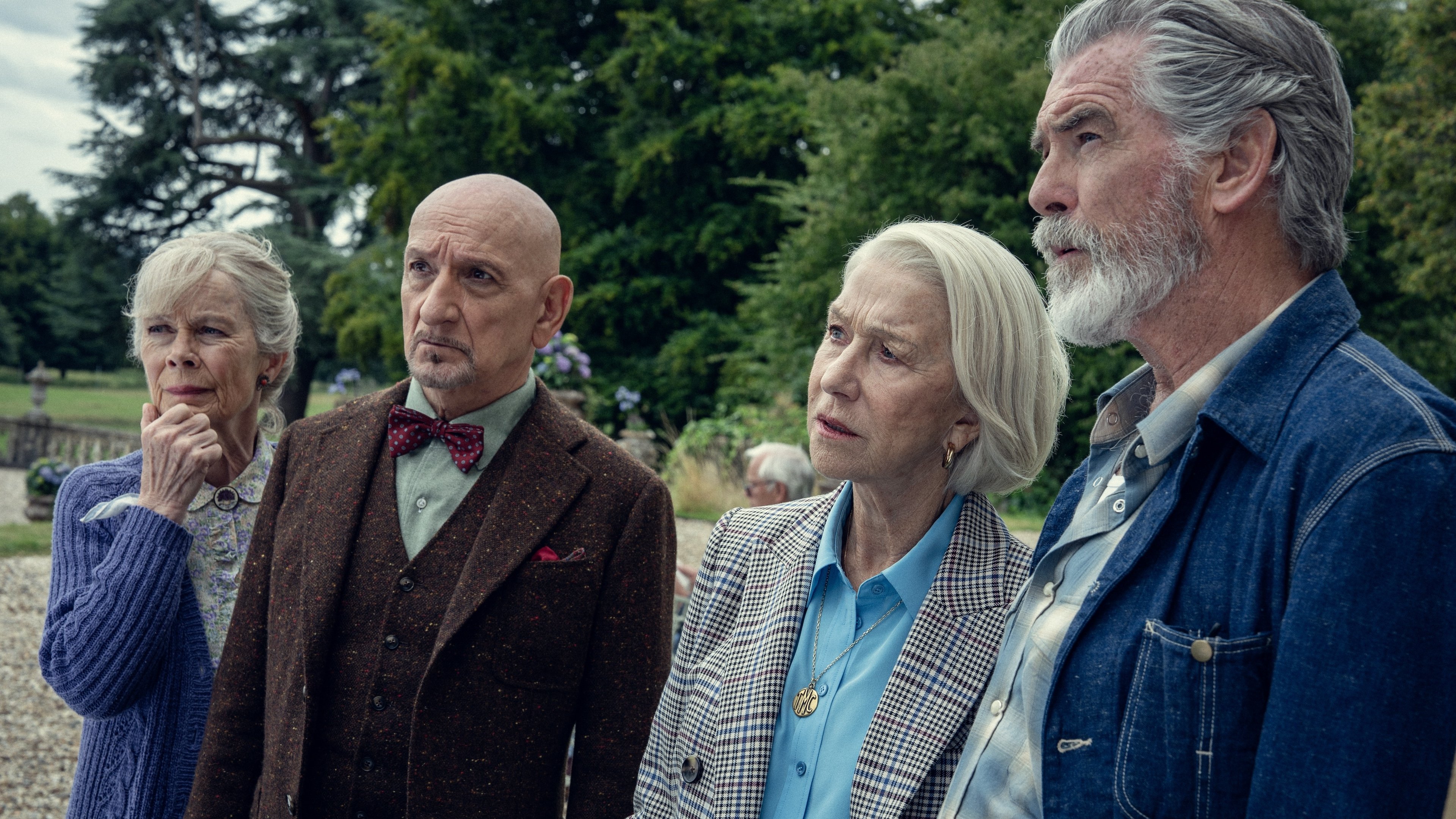 nyfilmspotlight's tweet card. Four septuagenarian friends who live in a retirement community and, led by a former spy, form the Thursday Murder Club to solve cold cases for fun. But when a shady property developer is found dead,...