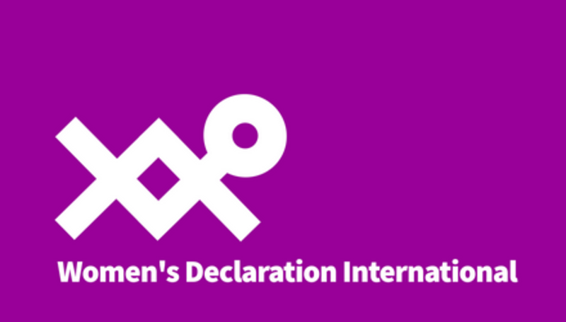 DeclarationOn's tweet card. WDI International Conference 26-27 July 2025 London, UK Building International Terf Sisterhood & End Sex Falsification and...
