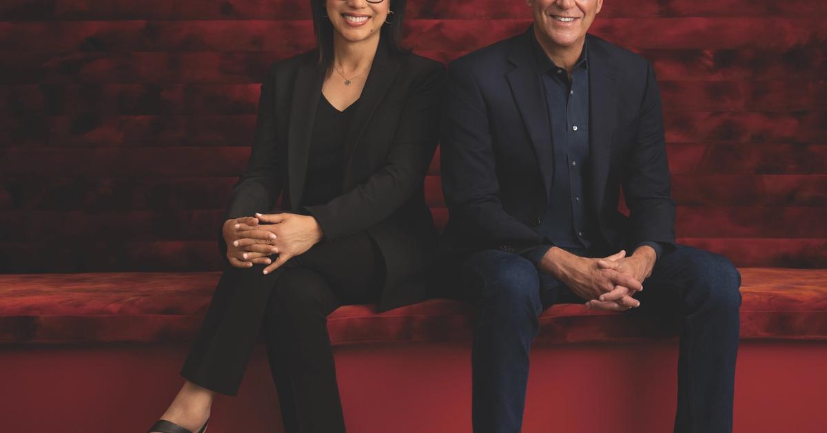 Edgecliffe's tweet card. Diane Hoskins and Andy Cohen credit an unusual joint leadership structure with making their architecture firm the world’s largest.