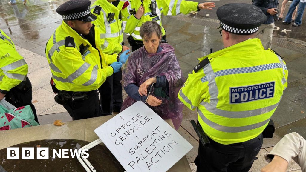 theInfraPM's tweet card. The Met Police says it has made 55 arrests at one of several demonstrations across the country.