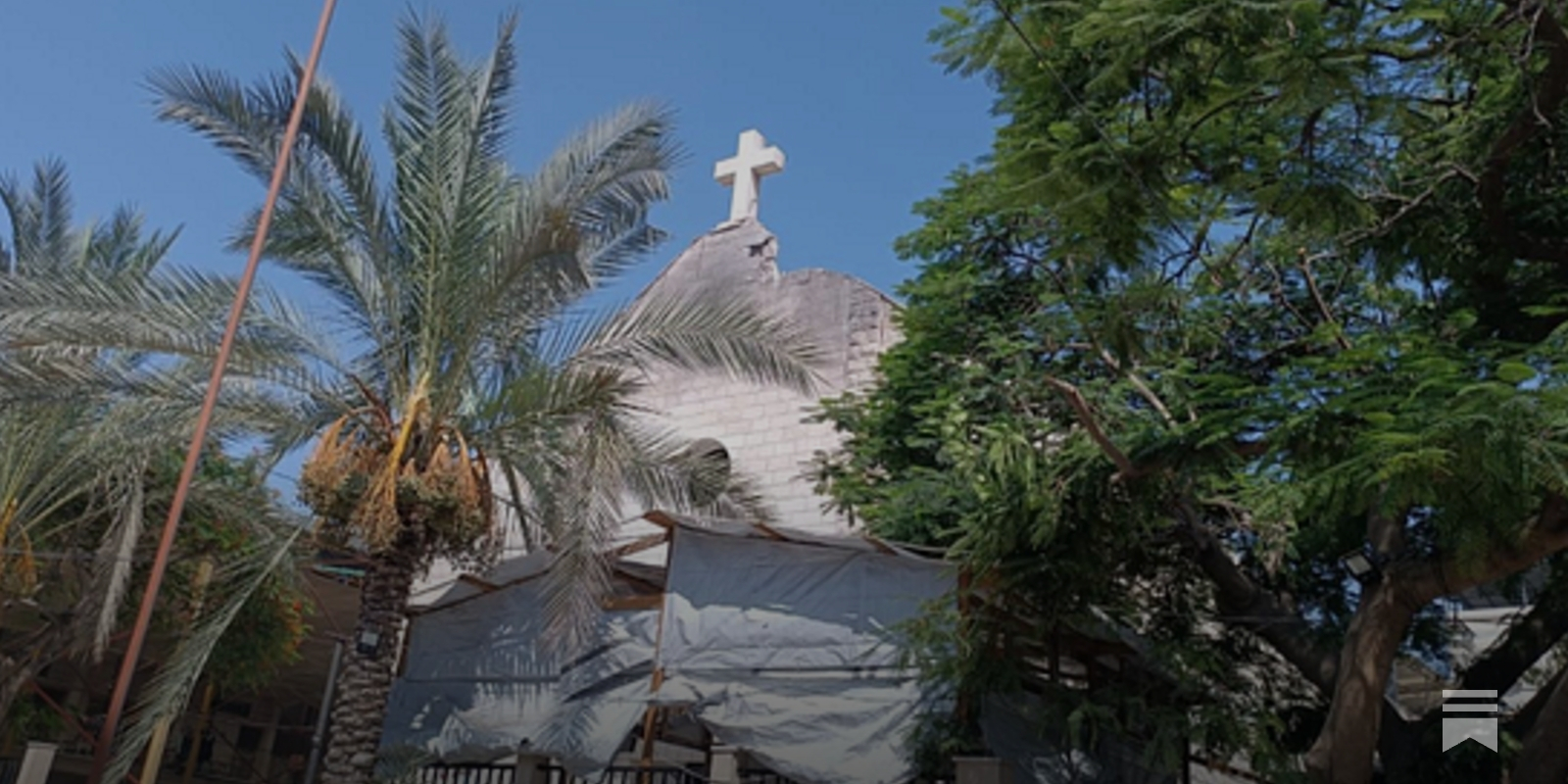 PillarCatholic's tweet card. The Latin Patriarch of Jerusalem has expressed doubts after the Israeli government said that tank fire on the Gaza parish was not deliberate.