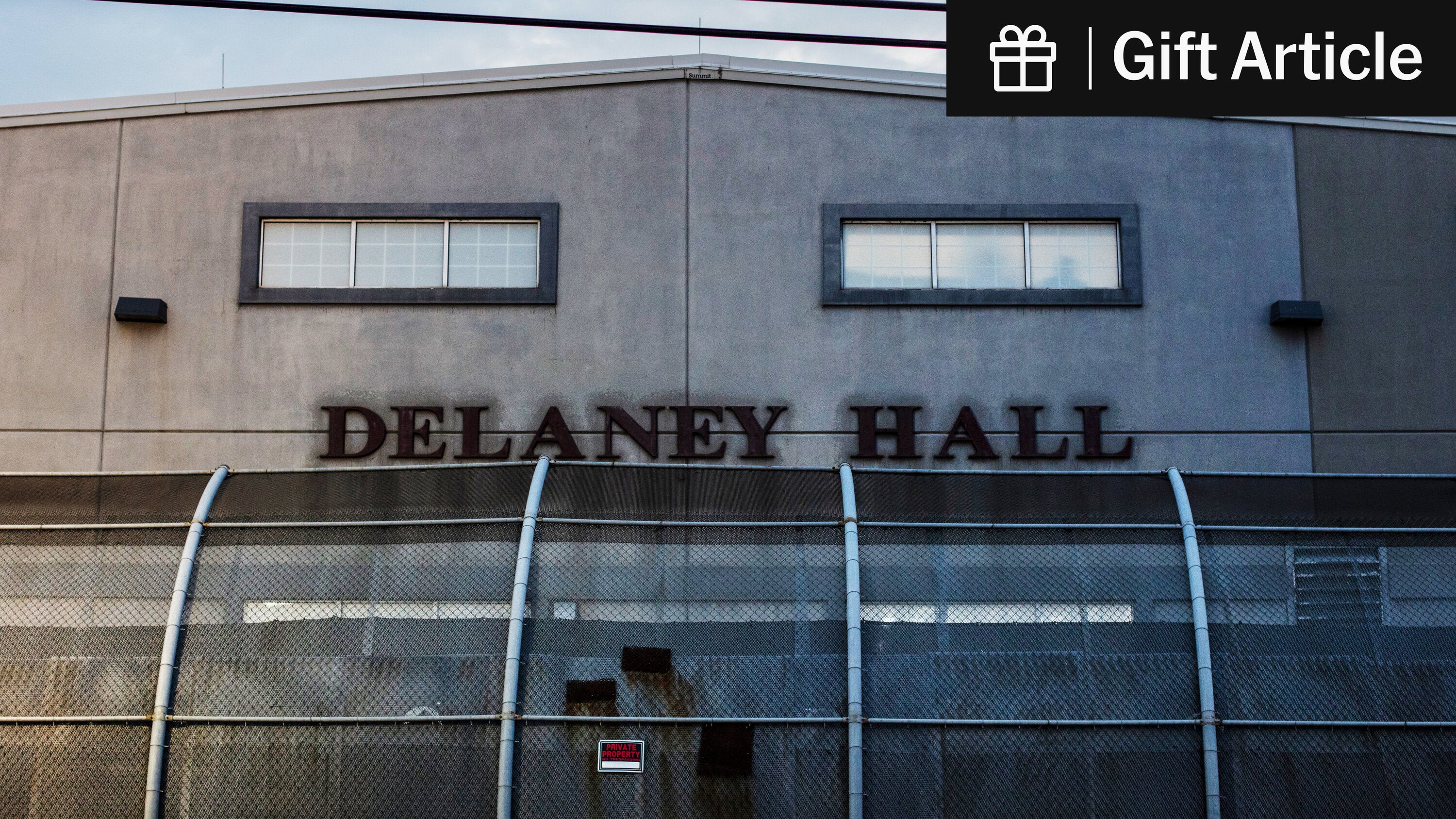 luisferre's tweet card. Conditions had been deteriorating at Delaney Hall in Newark for days. Detainees complained about erratic meals and crowded conditions. Then their frustrations boiled over.