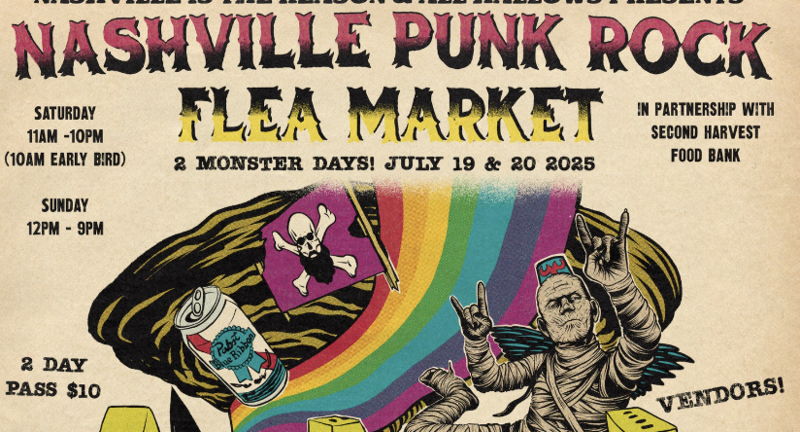 NashvilleScene's tweet card. One of the coolest shows in town this weekend may be at Eastside Bowl, where you can catch 20-plus bands for $10 (not bad, right?) at the latest installment of the Nashville Punk Rock Flea Market....
