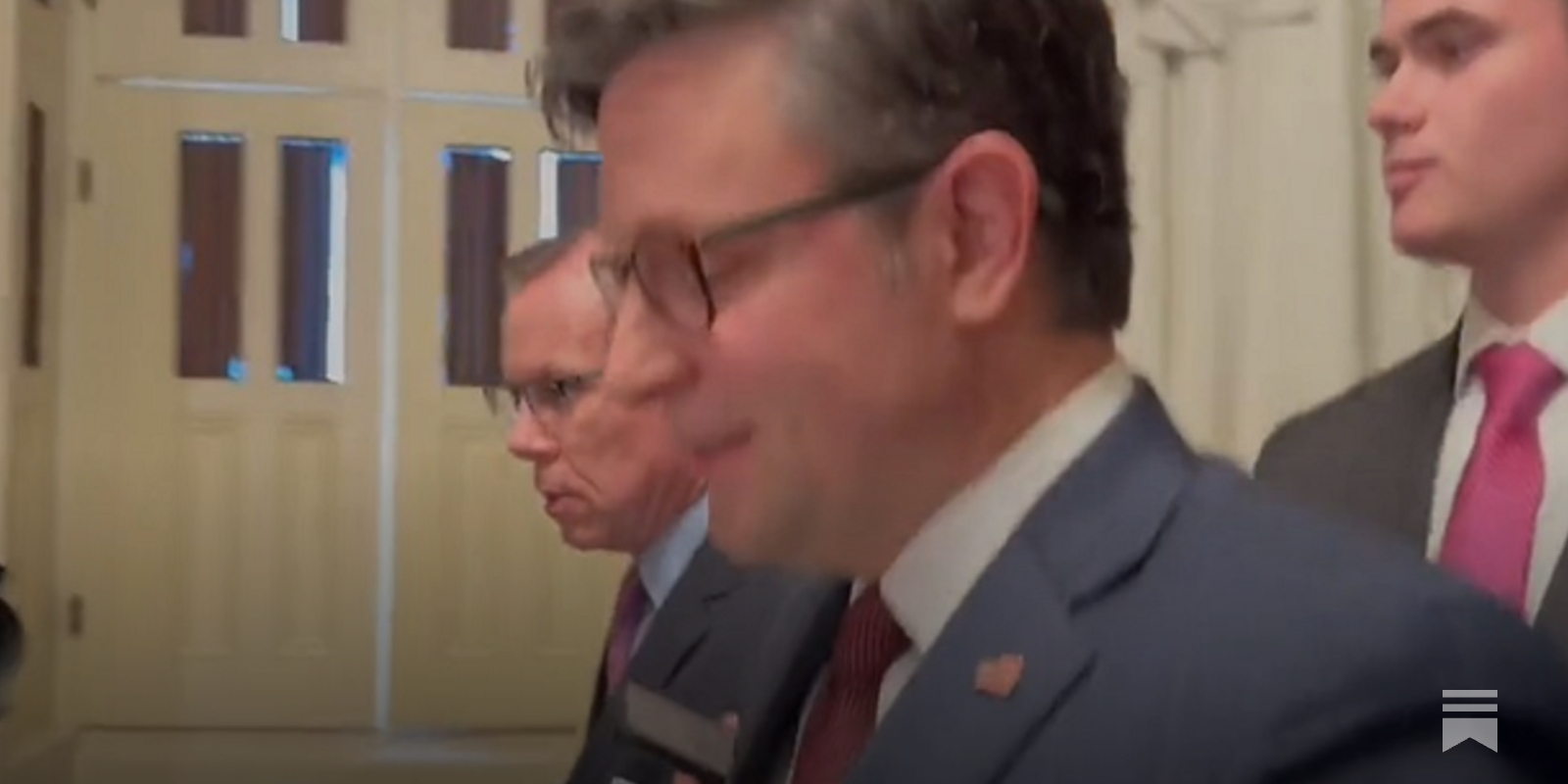 PoliticusSarah's tweet card. Republicans and Democrats in the House want to hold a vote to force the release of the Epstein files, but Speaker Mike Johnson is working on a cover-up for Trump.