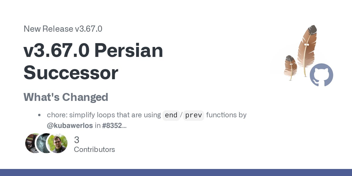 PHPCSFixer's tweet card. What's Changed chore: simplify loops that are using end/prev functions by @kubawerlos in #8352 feat: Introduce general_attribute_remove fixer by @raffaelecarelle in #8339 New Contributors @r...