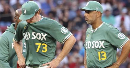 BrazosSports's tweet card. After leaving Friday's game with a right knee injury, the Boston Red Sox announced on Saturday that former Rudder Ranger Hunter Dobbins tore his ACL.