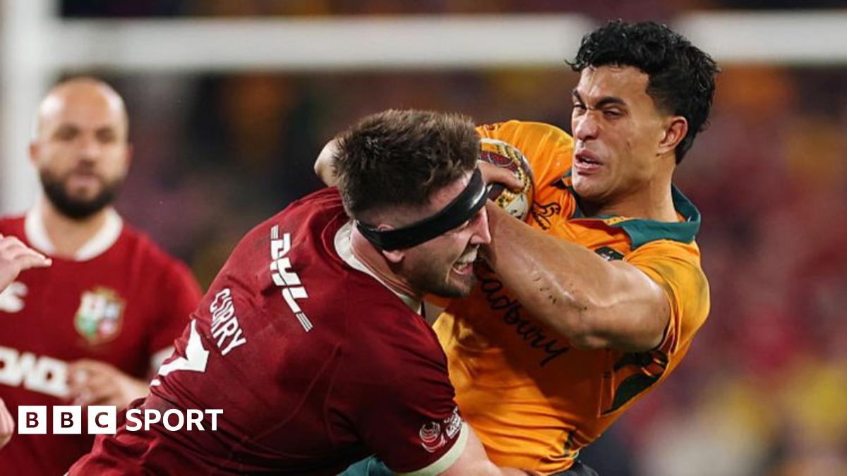 TEnglishSport's tweet card. Tom Curry justifies his selection with a magnificent performance as the British and Irish Lions beat Australia in the first Test, writes Tom English.