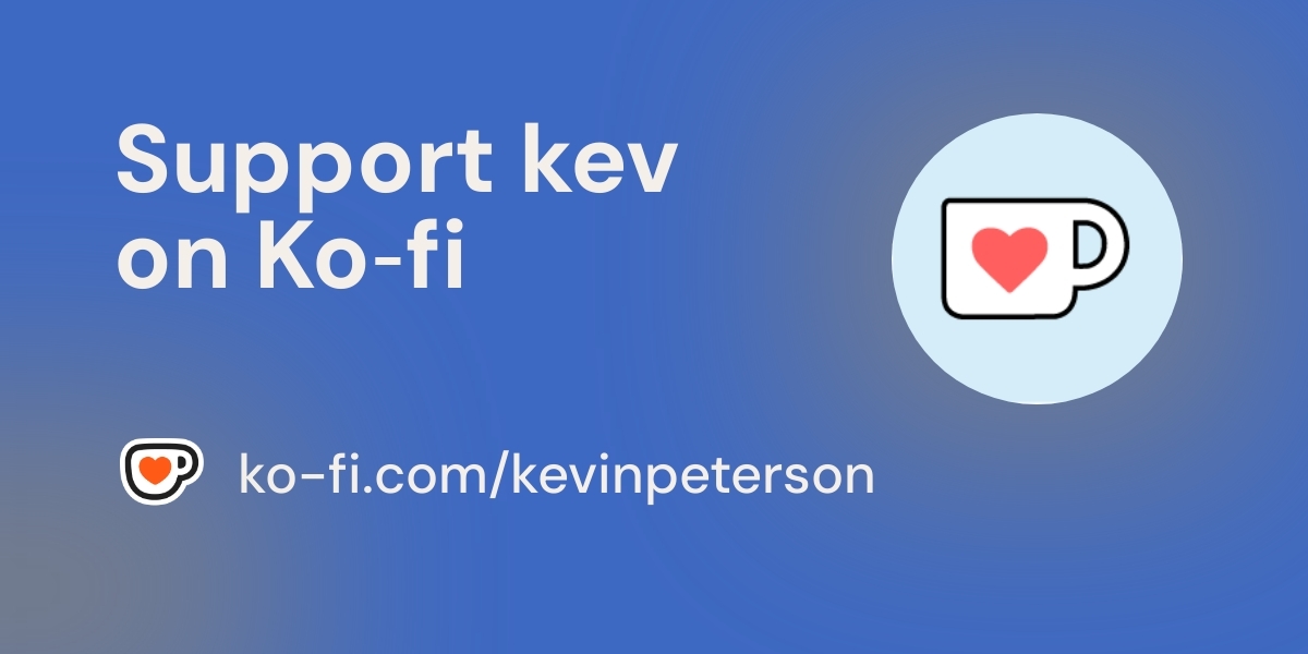 KevinPeterson's tweet card. Become a supporter of kev today!