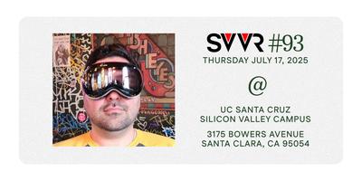 SVVRLIVE's tweet card. Connect with the VR community! Let's get together again for our monthly meetup and have some fun with XR and spatial computing!
