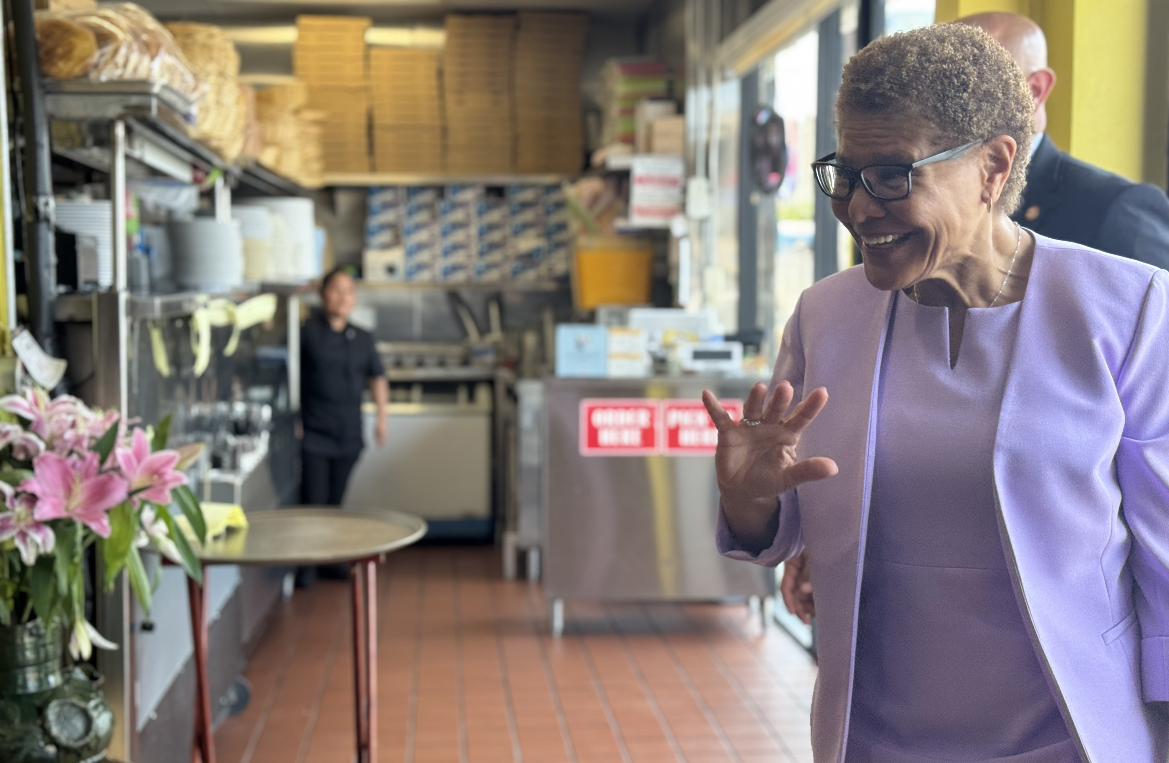 JeremyBWhite's tweet card. For the second time in six months, Los Angeles Mayor Karen Bass is the face of a city under siege.