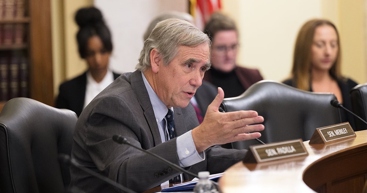 NAFO_Forests's tweet card. Washington, D.C. – Oregon’s U.S. Senator Jeff Merkley and Montana’s U.S. Senator Tim Sheehy today introduced the bipartisan Supporting American Wood and Mill Infrastructure with Loans for Longevity...