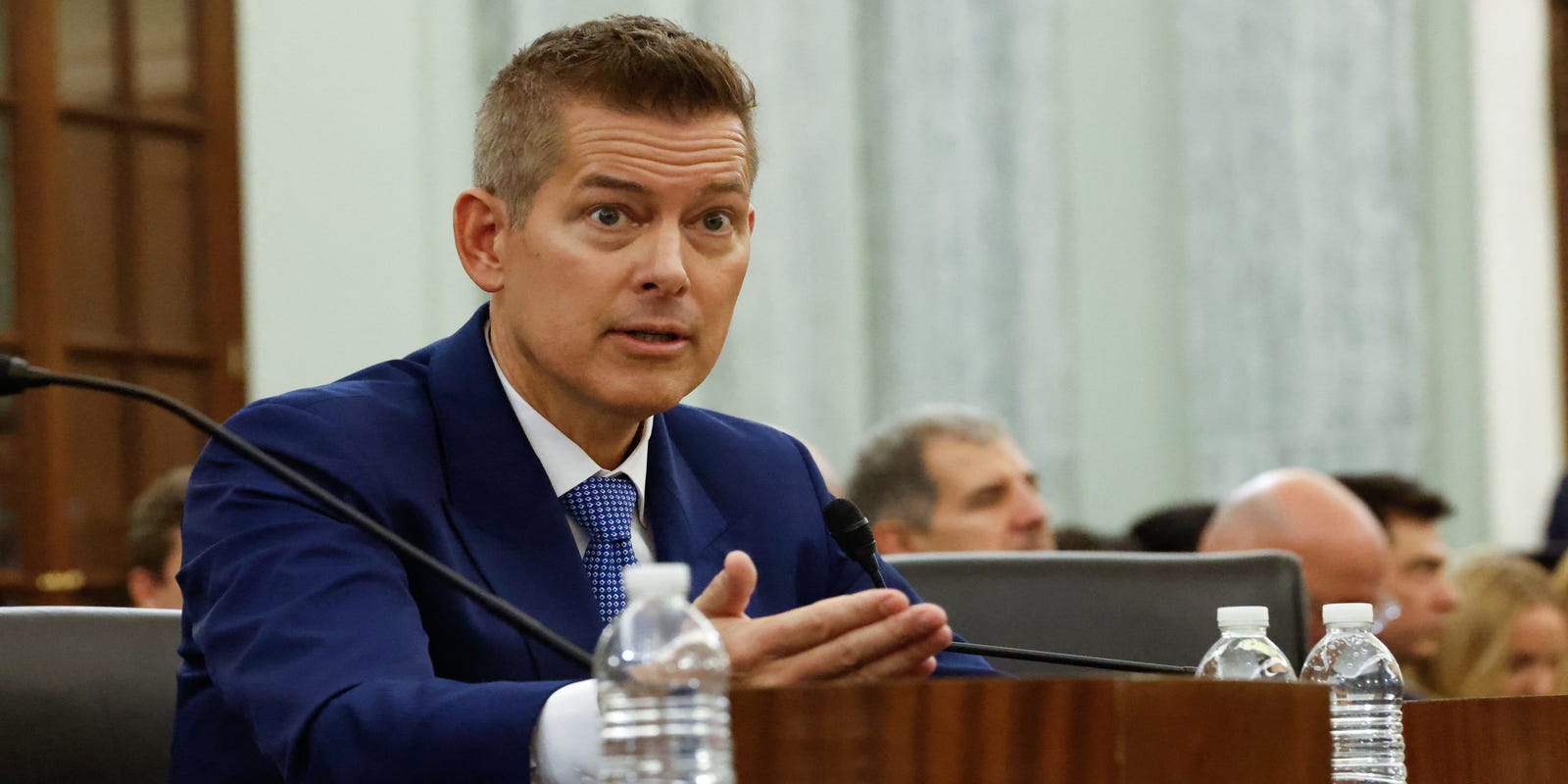 MollyBeck's tweet card. Overhaul of nation's air traffic control system has started with training of controllers, Transportation Secretary Sean Duffy says