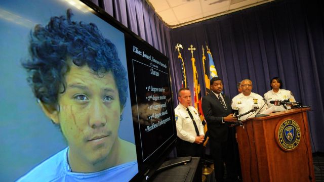 justin_fenton's tweet card. A Baltimore jury convicted an El Salvadoran man on Monday of first-degree murder in the deaths of two women found beaten and strangled last September. Elias Josael Jimenez Alvarado, 22, strangled R…