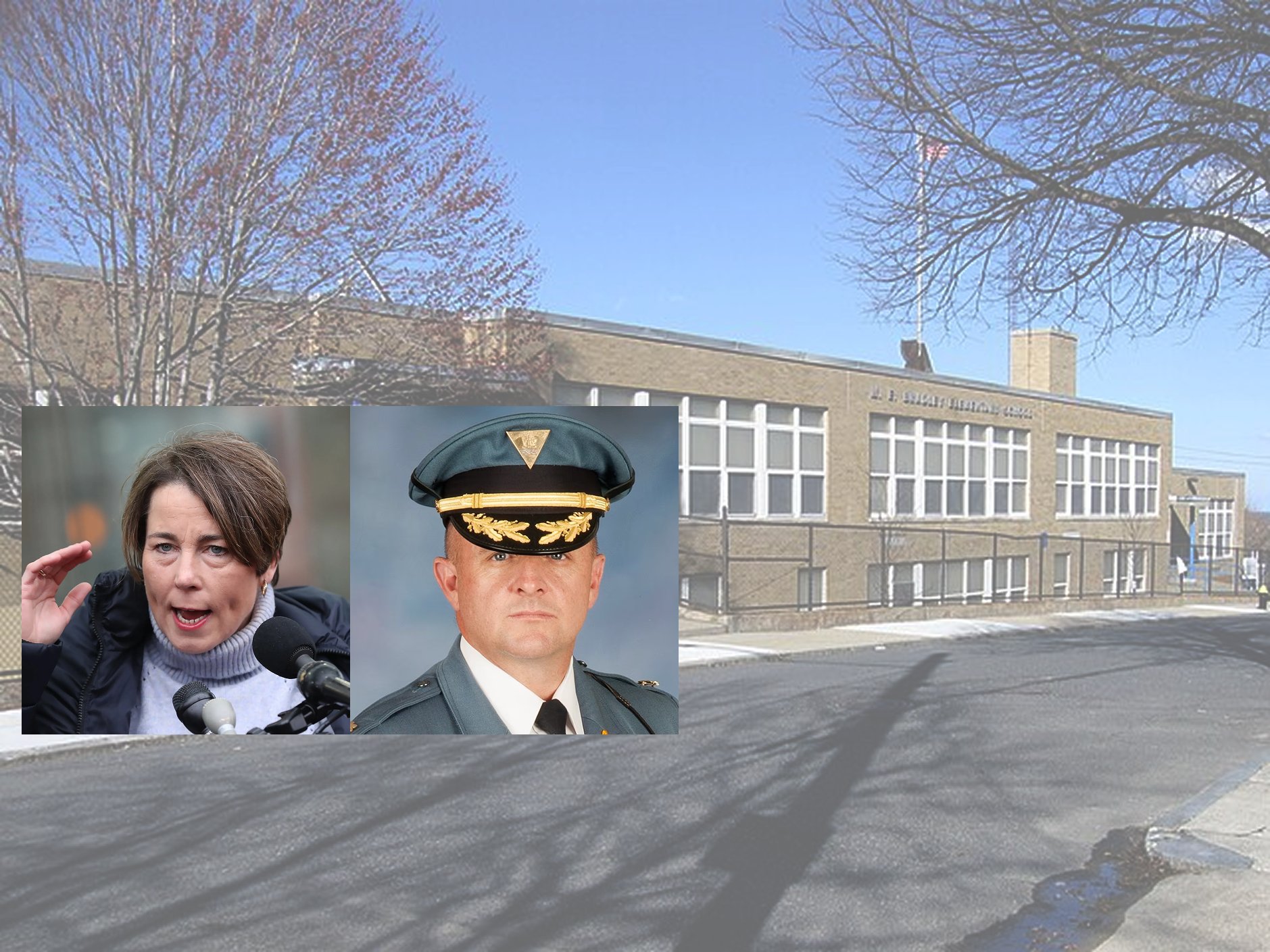 LPofMass's tweet card. Massachusetts police training raises alarm by labeling school curriculum protesters as extremists.