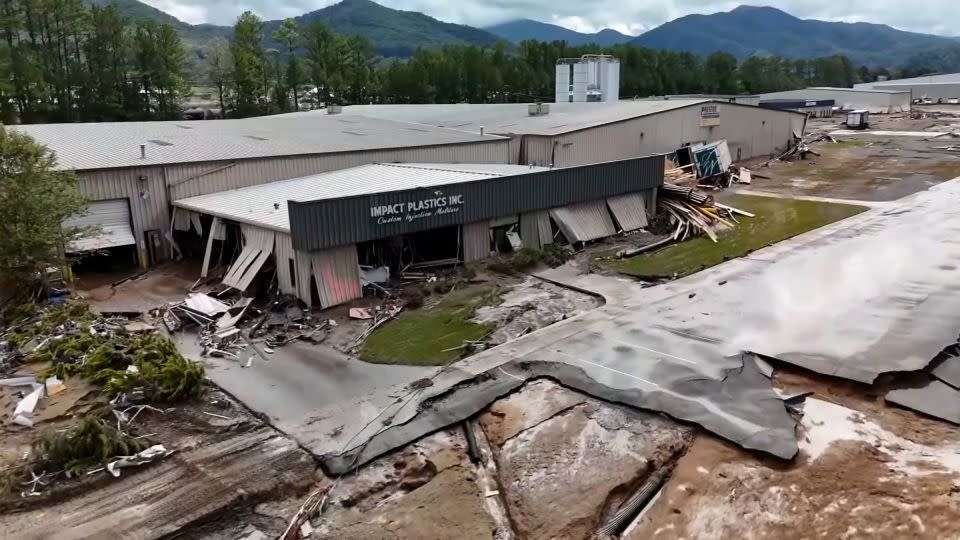 greenmagmedia's tweet card. The owner of the Tennessee plastics factory where workers were swept away by Hurricane Helene won’t face charges July 20, 2025 at 3:52 AM Storm damage from Hurricane Helene is seen at Impact Plastics...