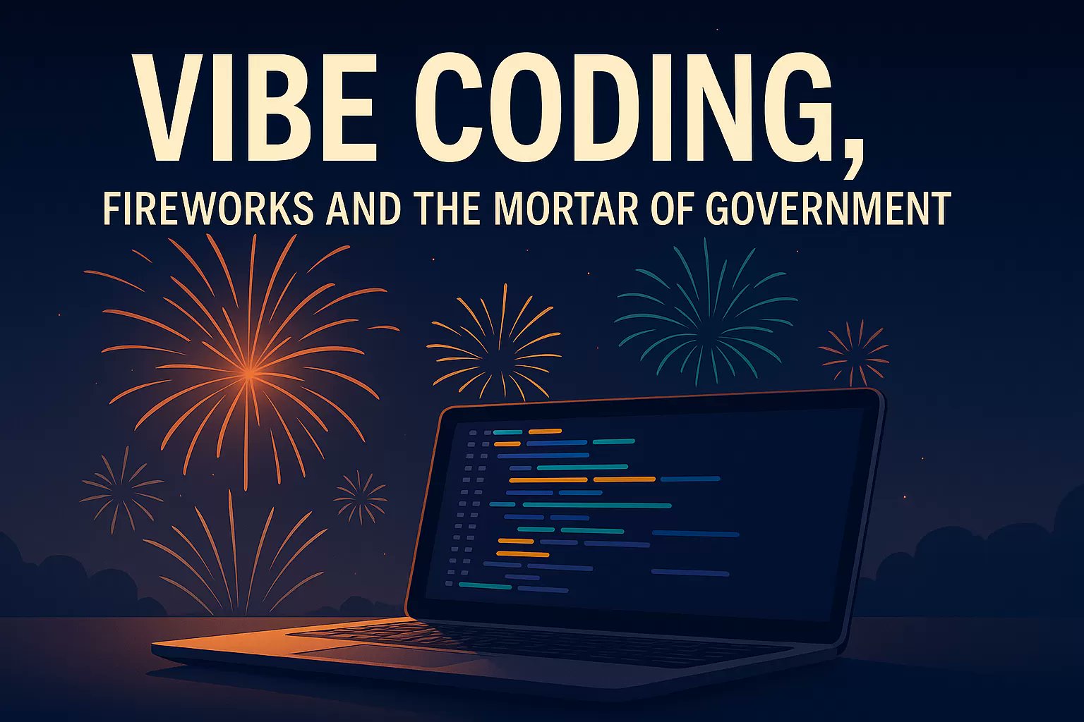 kmei_'s tweet card. What implications does AI-powered "vibe coding" have for reshaping digital government and public sector transformation?