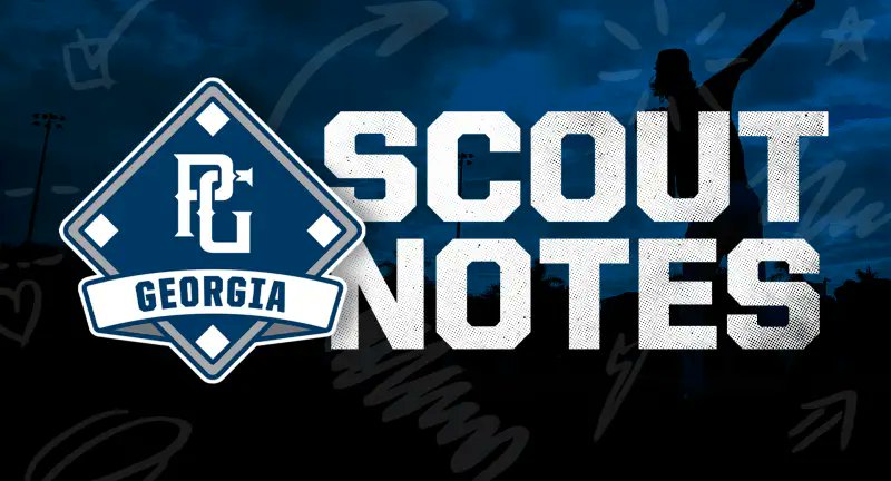 PG_Georgia's tweet card. Scout notes from the 18u WWBA are now available.