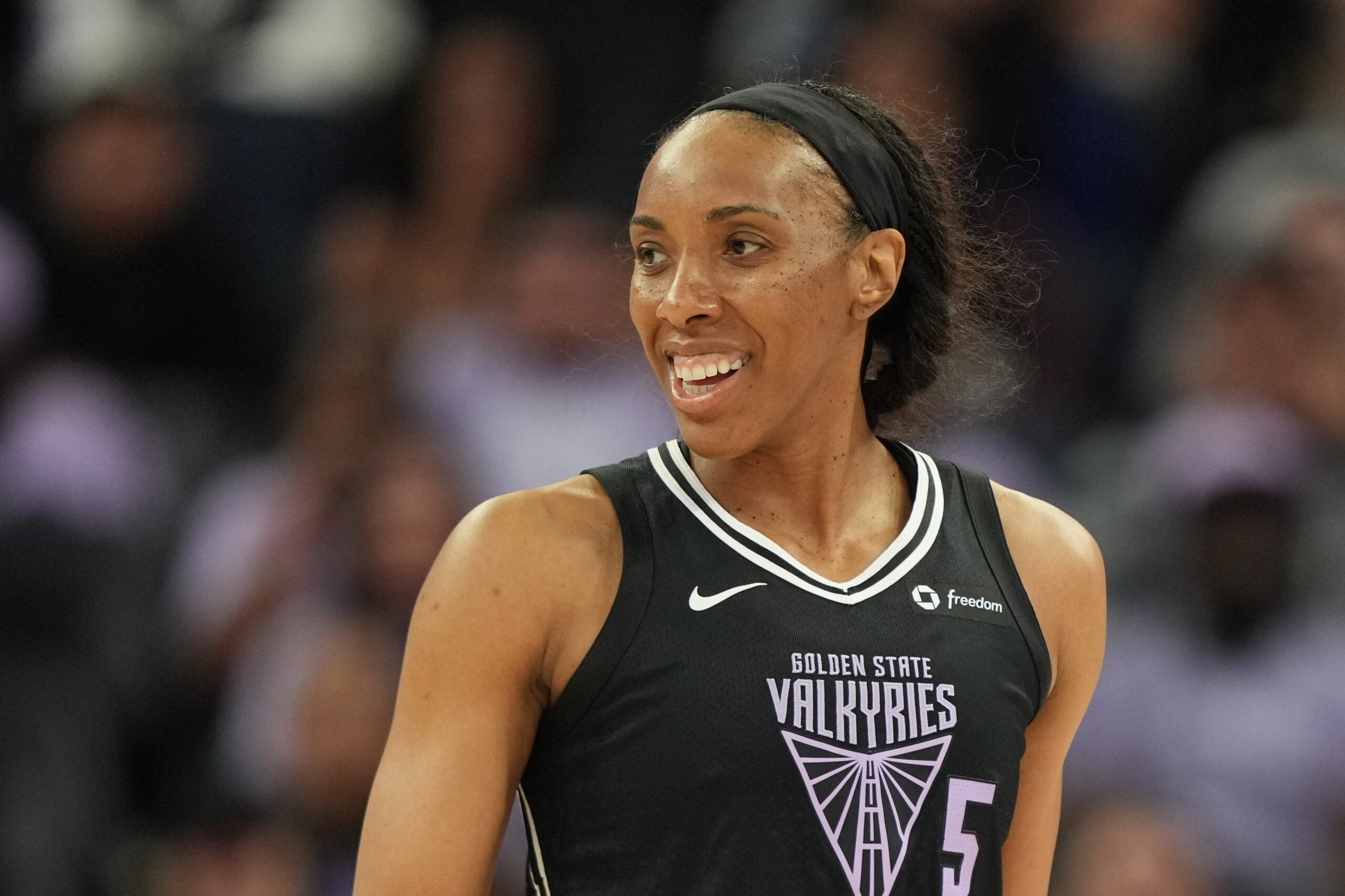 gabbyalfveby's tweet card. Kayla Thornton is the first WNBA All-Star in the Golden State Valkyries' short history. It's the first nod for the 32-year-old, too.