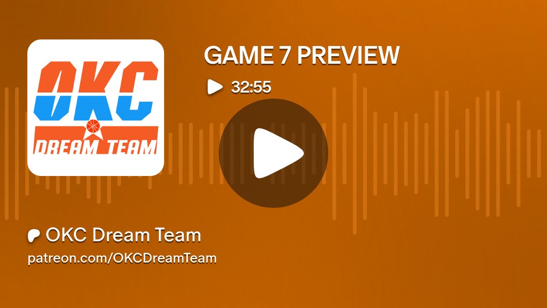 OKCDreamTeam's tweet card. Get more from OKC Dream Team on Patreon