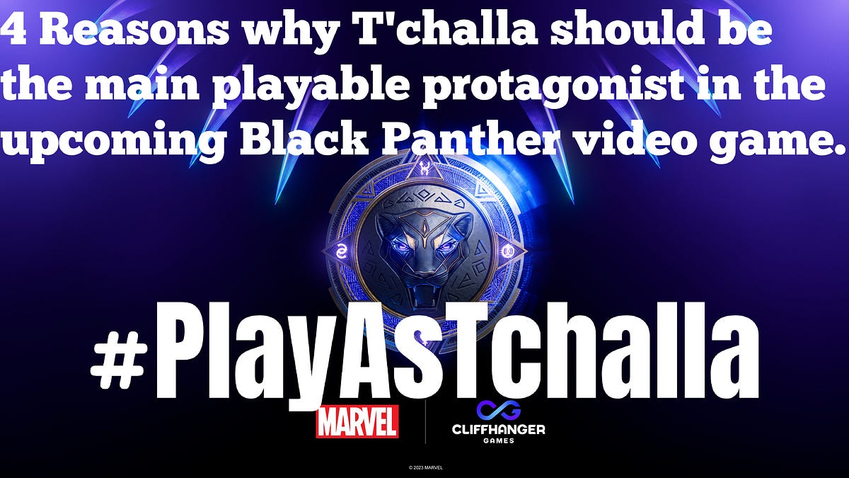 Majin_Khan's tweet card. EA has announced that a Black Panther video game is early in development by Cliffhanger Games Studios. Fans are excited about this news…