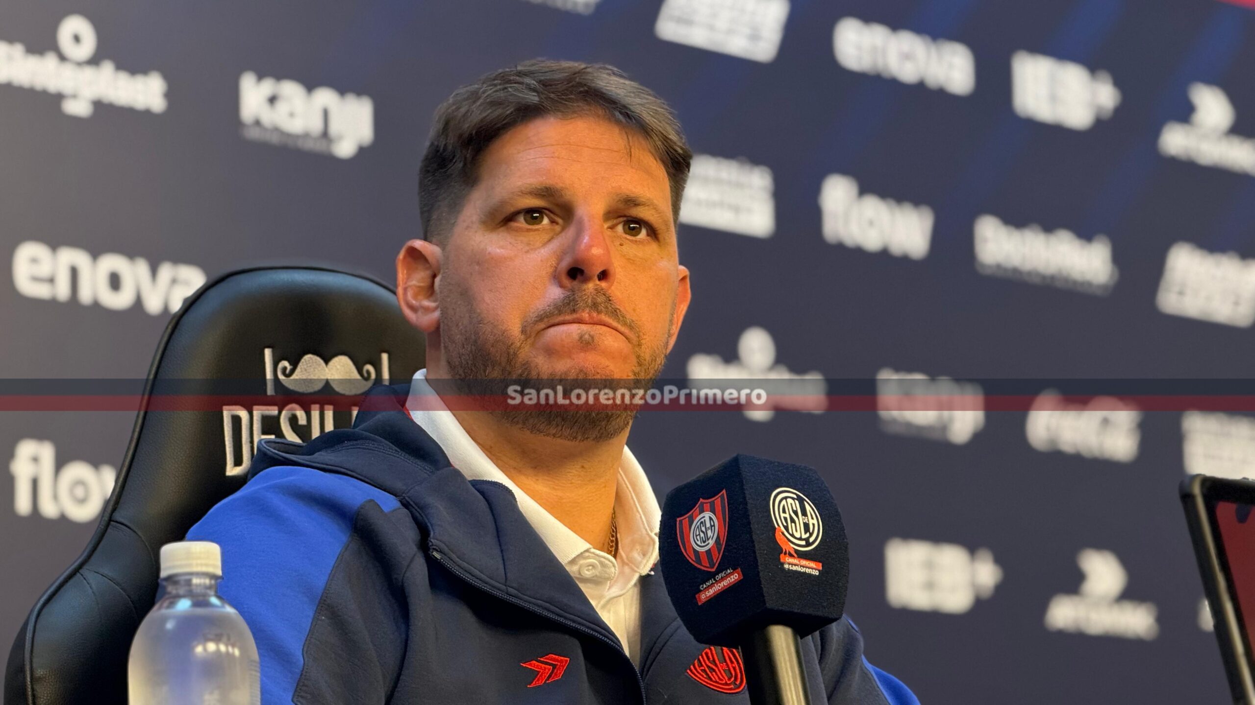 SanLorePrimero's tweet card. Lejos de achicarse, el entrenador de San Lorenzo explicó como piensa el encuentro ante el Millonario en el Monumental el próximo domingo.