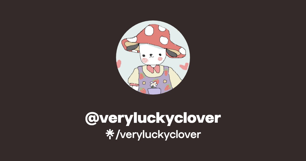 veryluckyclover's tweet card. ⋆ ˚。⋆୨୧˚find me in other places˚୨୧⋆。˚ ⋆
