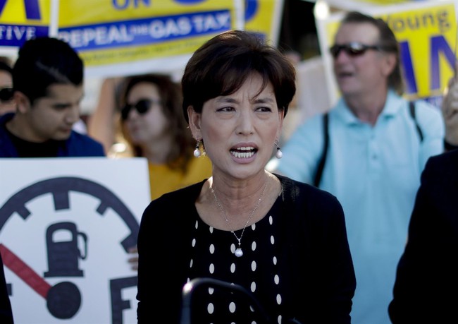 NRCC's tweet card. Esther Kim Varet, a radical Democrat, challenges GOP Rep. Young Kim in California's 40th District.