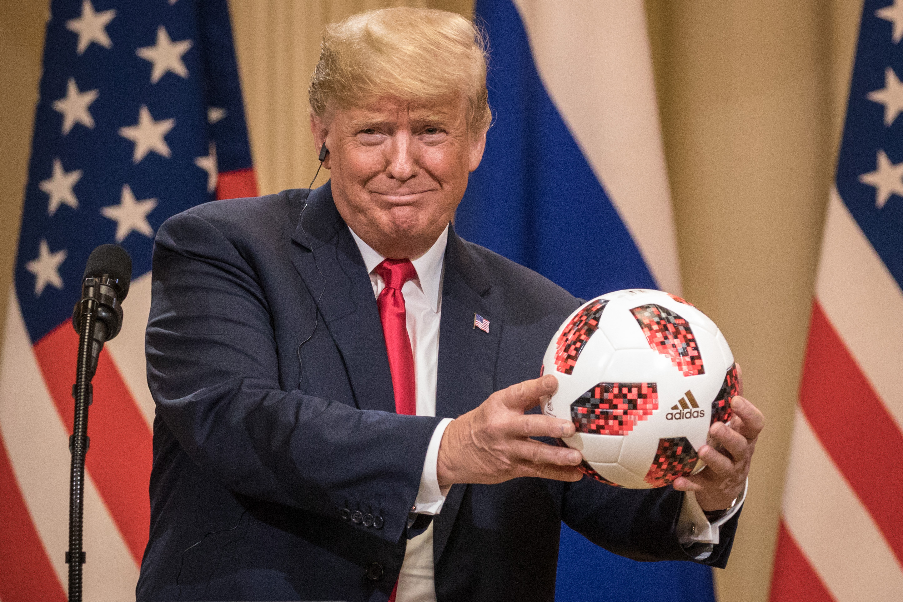 SophiaCai99's tweet card. The president has long been hostile to international cooperation. But he's making exceptions to his hardline border policy to welcome the World Cup.