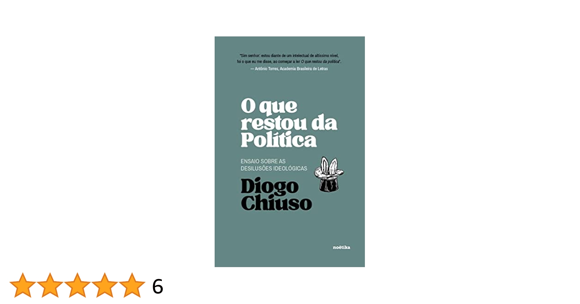 diogochiuso's tweet card. O que Restou da Política: Ensaios Sobre as Desilusões Ideológicas