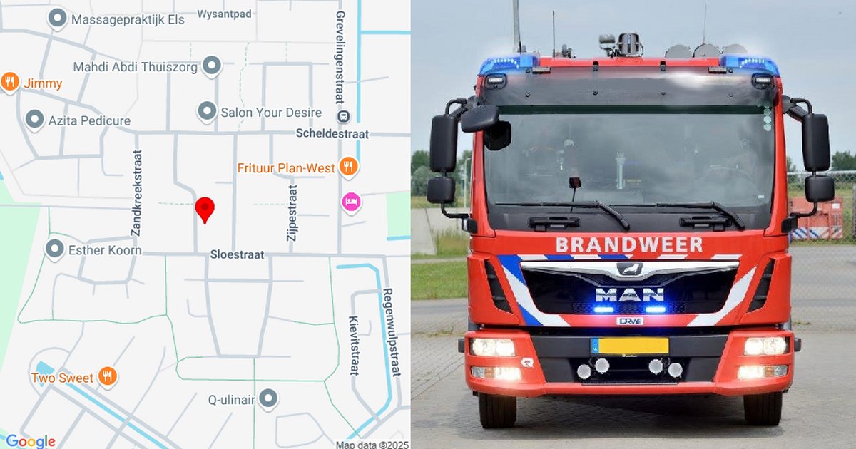 VRZ's tweet card. Er is brand op de zolder van een woning aan de Eendrachtstraat in Zierikzee. We zijn met een blusvoertuig en een redvoertuig ter plaatse. Er zijn geen personen meer in de woning aanwezig.  Einde...