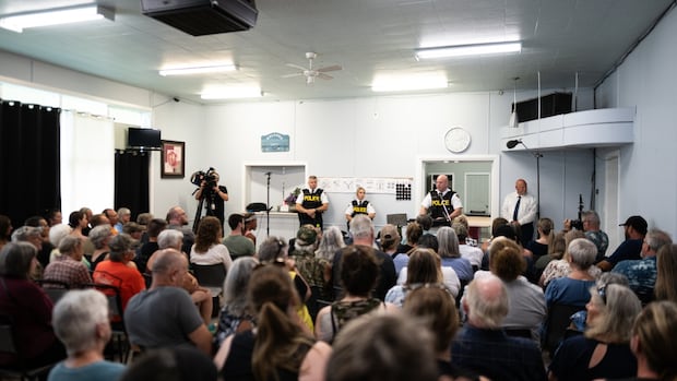 greggsymonds's tweet card. Police said they aimed to address concerns and questions from residents at a town hall that nearly filled the Quadeville Community Centre.