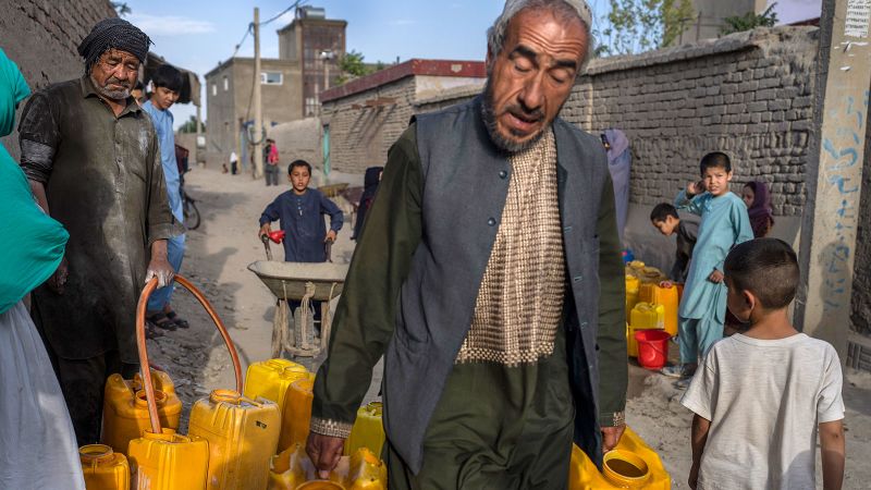 cnnasiapr's tweet card. As the sun rises over Kabul’s parched mountains, a family’s daily struggle to find water – and to make it last – is about to begin.