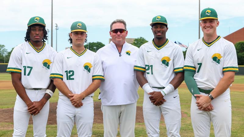 SpartanBSB's tweet card. Prior to the game, Norfolk State celebrated five players as a part of the team's annual senior day festivities: Robert Beatty, Brendan Burke, Emmett Jefferson, Jamal Ritter, and Nathaniel Varnier.