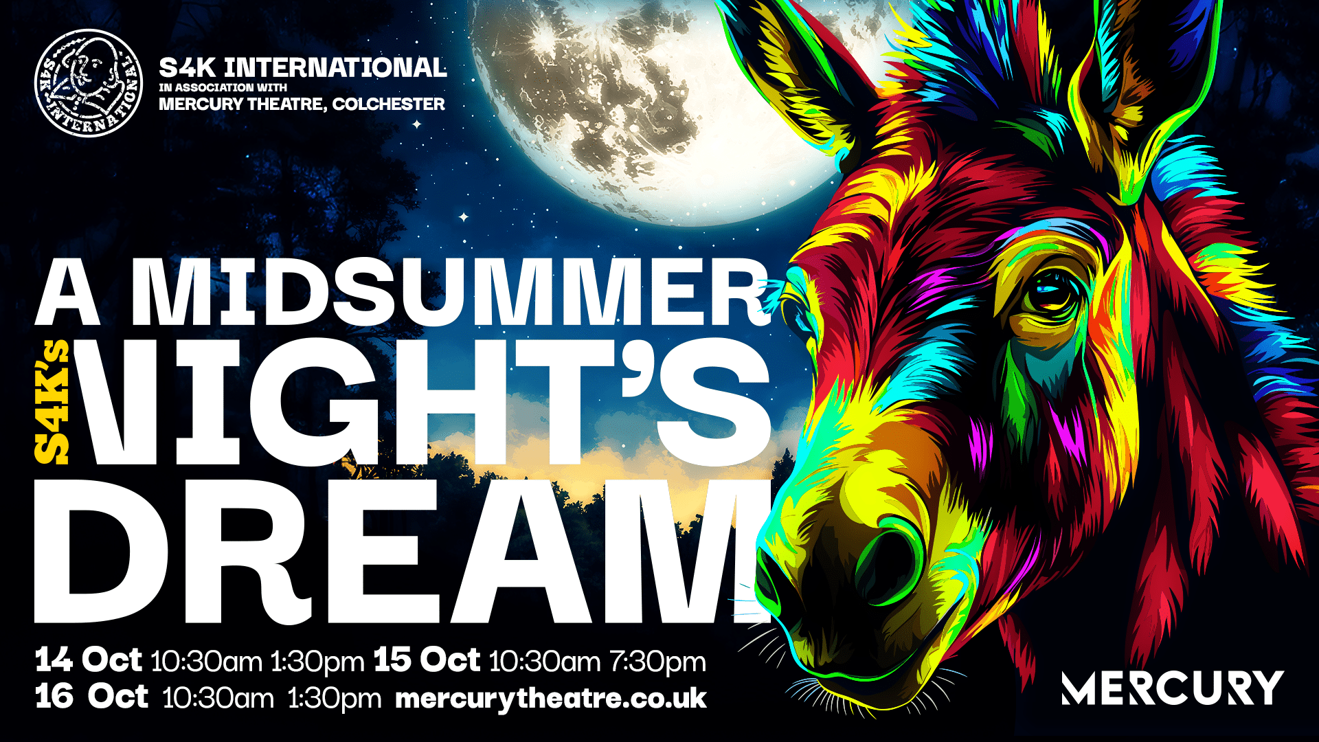 S4KInternationl's tweet card. Book your tickets for S4K's A Midsummer Night's Dream at Mercury Theatre Colchester online now!