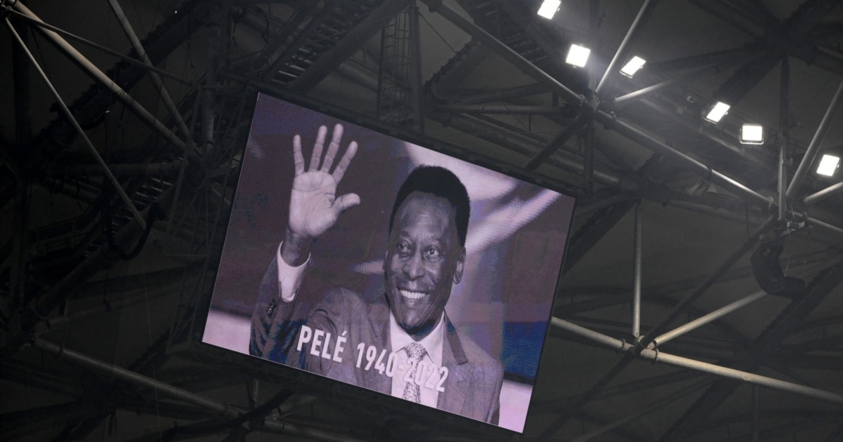 StewartJacob14's tweet card. Pele, who led his national team to an unprecedented three World Cup titles, had been hospitalized since late November with cancer