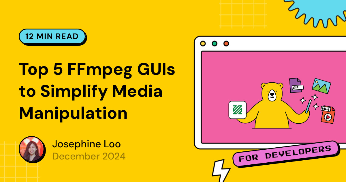 bannerbearHQ's tweet card. Discover the top 5 FFmpeg GUIs to simplify media manipulation. Learn how HandBrake, Shutter Encoder, Shotcut, QWinFF, and StaxRip simplify FFmpeg through a user interface.