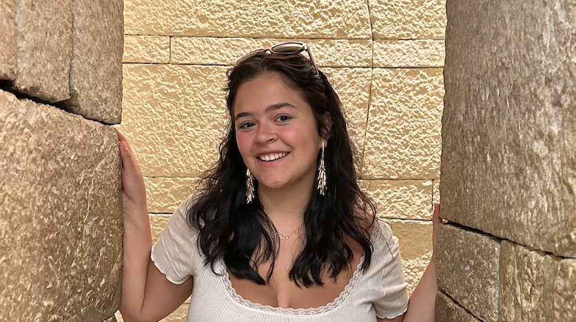bwog's tweet card. RIP Chastity gates. Name, School, Major, Hometown: Miranda, Barnard, Chemistry major + Theatre minor, from Milton, MA and Las Vegas, NV (kinda). Claim to fame: Girl who tells you when to walk across...