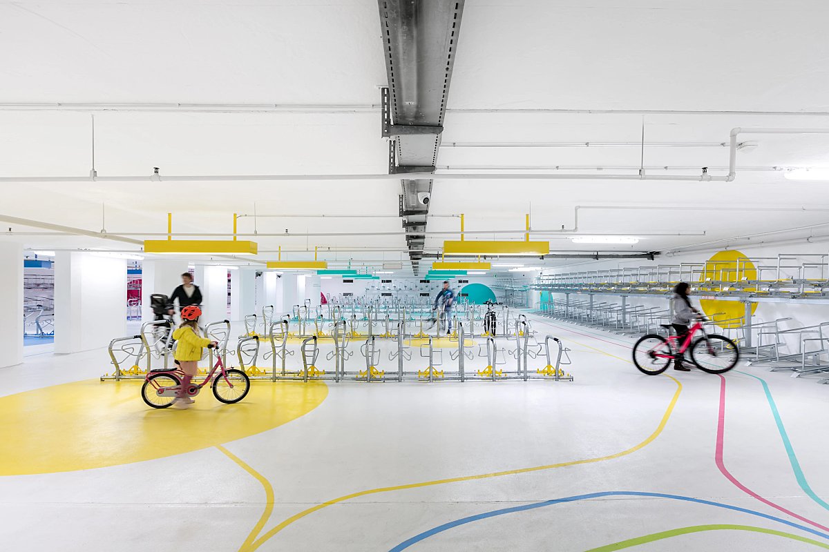 ciclosfera's tweet card. Fahrradstation Süd: la maravilla ciclista de Karlsruhe